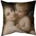 East Urban Home Venus & Cupid Throw Pillow Cover Cotton | 18 H x 18 W x 1.5 D in | Wayfair F0A9701939A04FD09A05548275268499