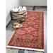 Blue/Red 31 x 0.5 in Area Rug - World Menagerie Lauri Southwestern Beige/Red/Light Blue Area Rug Polypropylene | 31 W x 0.5 D in | Wayfair