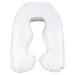 Leachco Back 'N Belly Mini Chic Support Pillow Polyester/Polyfill/100% Cotton | 27.25 H x 40.5 W x 7.5 D in | Wayfair 14387