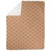 East Urban Home Zig Zag Pattern Fleece Blanket Microfiber/Fleece/Microfiber/Fleece in Brown | 50 W in | Wayfair B697E48B765E4385A9B51F21EE85B317