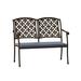 Woodard Casa Aluminum Garden Outdoor Bench Metal | 36.75 H x 44.5 W x 25.5 D in | Wayfair 3Y0404ST-48-53N