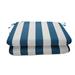 Wildon Home® Sunbrella Seat Pad Cushion, Polyester in Gray/Blue/Brown | 2 H x 18 W in | Outdoor Furniture | Wayfair