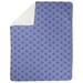 East Urban Home Zig Zag Pattern Fleece Blanket Microfiber/Fleece/Microfiber/Fleece in Blue | 50 W in | Wayfair AEDBA416F8A74BE0A041516483E603EF