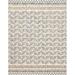 Blue 30 x 0.5 in Area Rug - Justina Blakeney x Loloi Chevron Hand Hooked Wool Beige/Area Rug Wool | 30 W x 0.5 D in | Wayfair PRITPRT-03IVML2676