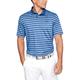 Under Armour Herren Poloshirt Performance Polo 2.0 Divot Stripe, Blau, MD, 1342082-510