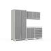 NewAge Products Pro 3.0 Series 5 Piece Storage Cabinet Set, Stainless Steel in Gray | 85.25 H x 92 W x 24 D in | Wayfair 59823