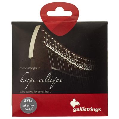 Galli Strings Lever Harp Bass Wire D33