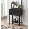 Kendra Hall Table in Black - Convenience Concepts 501166BL