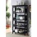 Omega 5 Tier Bookcase - Convenience Concepts 203250BL