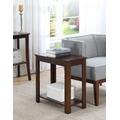 Designs2Go Baja Chairside End Table in Espresso - Convenience Concepts 7104145ES