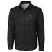 Colorado Rockies Cutter & Buck Rainier Shirt Full-Zip Jacket - Black