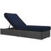 Sojourn Outdoor Patio Sunbrella® Chaise Lounge in Canvas Navy - East End Imports EEI-1862-CHC-NAV