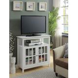 Big Sur Highboy TV Stand in White - Convenience Concepts-8066070W
