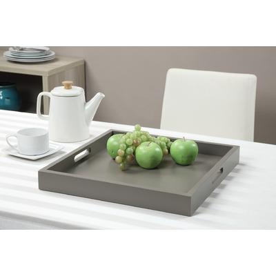 Palm Beach Tray in Gray Finish - Convenience Conce...