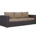 Convene Outdoor Patio Sofa in Espresso Mocha - East End Imports EEI-1844-EXP-MOC