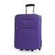 ITACA - Koffer Klein Handgepäck - Koffer Handgepäck 55x40x20 Leicht und Robust - Reisekoffer Klein aus Hochwertigen Materialien T71950, Violet