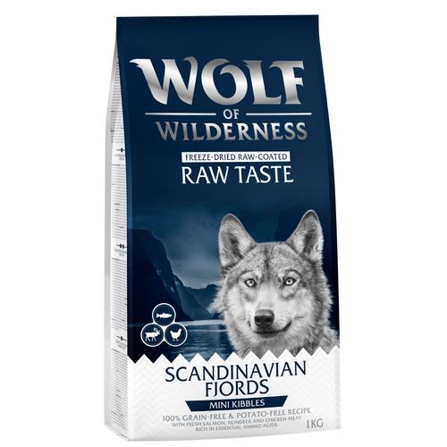 1kg Mini Kroketten Scandinavia Wolf of Wilderness Hundefutter trocken