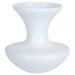 Vickerman 581568 - 9" White Gourd Glass Container (LG180311) Home Decor Vases