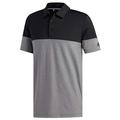 adidas Men's Ultimate 365 Heather Blocked Polo Shirt, Grey (Gris/Negro Dq2233), Small