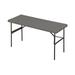 Iceberg Enterprises Indestruc-Tables Too™ Rectangular Folding Table Plastic/Resin in Gray/Black | 29 H x 60 W x 18 D in | Wayfair 65357