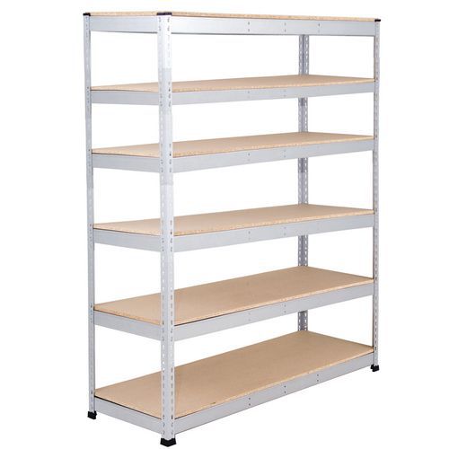 rayonnage d'archives rapid 1 2440x1830x915 6 tab zingué