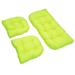 Charlton Home® 3 Piece Indoor Settee Cushion Set Polyester/Cotton Blend in Yellow | 5 H x 42 W in | Outdoor Furniture | Wayfair