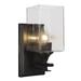 Williston Forge Uptowne 1-Light Wall Sconce Glass/Metal | 11 H x 4 W x 6 D in | Wayfair 3DD22A8961DF4D8BBCBFE1816E8F6877