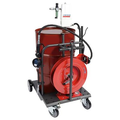 LINCOLN INDUSTRIAL 279091 Portable Grease Pump with Gun,30 ft Hose