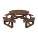 Longshore Tides Moe 8 Person 98" Long Outdoor Picnic Table Wood in Brown | Wayfair CD07081DA1194CCFA274C513A906CFA2