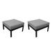 Madison Ave. Ottoman in Slate (Set of 2) - TK Classics Ki062B-O-Db-Grey