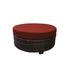 kathy ireland Homes & Gardens River Brook Round Coffee Table in Cinnamon - TK Classics Ki043B-Ctrnd-Terracotta