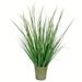 Vickerman 604519 - 28" Green Grass In Iron Pot (TD190428) Home Office Bushes