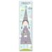 Harriet Bee Blaire Gnome Girl Personalized Growth Chart Canvas in Blue/Indigo | 39 H x 10 W in | Wayfair 320B9806130247EAA6CD44A94879D3C1