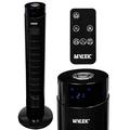 MYLEK Tower Fan 34-Inch Oscillating Stand Cooler with Remote Control, Ioniser, Timer, Quiet and 3 Cooling Speed Settings, Energy Efficient (Black 34")