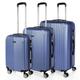 ITACA - Gepäck-Sets, Reisekoffer, Reisekoffer Set, Kofferset, Hartschalenkoffer, Trolley-Set, Luggage - Große Auswahl an Koffer & Trolleys für Jede Reise! T71500, Saphirblau