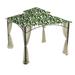 Garden Winds Madaga Gazebo Replacement Canopy Fabric in Green | 40 H x 129 W x 129 D in | Wayfair LCM432PALM