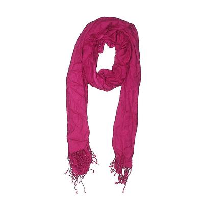 Scarf: Pink Solid Accessories