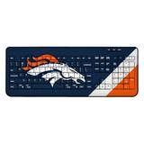 Denver Broncos Diagonal Stripe Wireless Keyboard