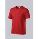 BP 1714-235-81-S Unisex-T-Shirts, Space-Dye-Stoff, 1/2 Ärmel, Rundhals, 170,00 g/m² Stoffmischung mit Stretch, Weltraum-Rot, S