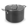 Lacor Anodized 48120 Cooking Pot with Lid, Anodised Aluminium, 20 cm