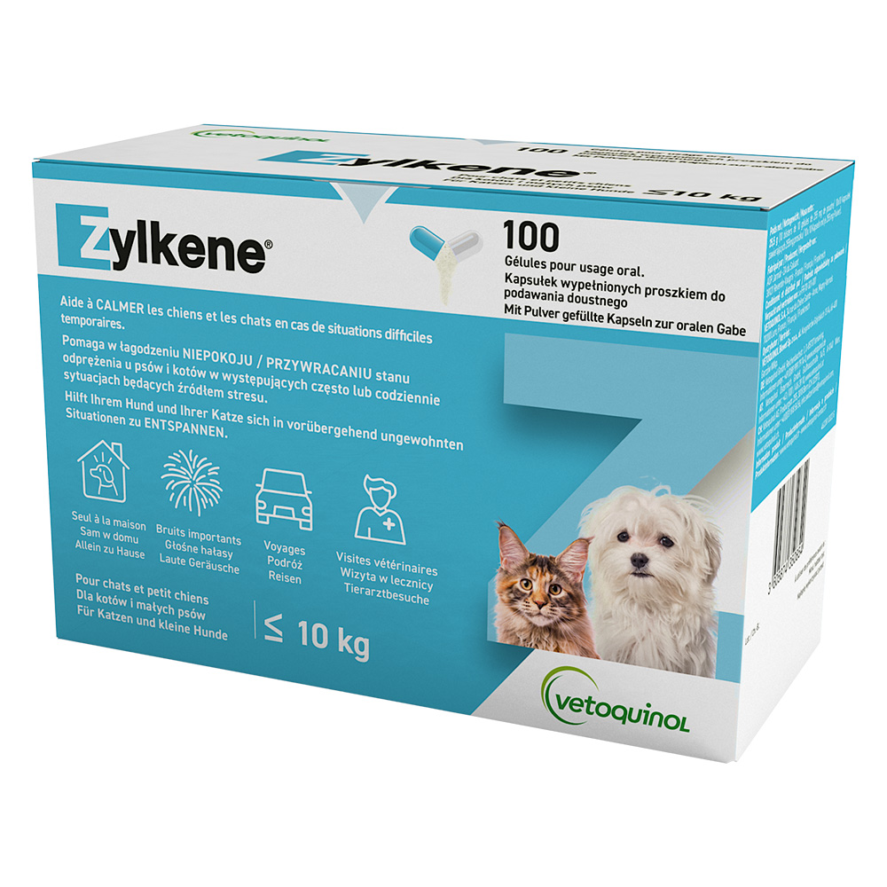 Zylkene Capsule 75 mg per gatti e cani fino a 10 kg - Set %: 2 x 100 pz