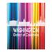 DiaNoche Designs City II Washington DC by Angelina Vick Graphic Art on Wrapped Canvas Metal in Blue/Green/Indigo | 30 H x 40 W x 1 D in | Wayfair