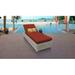 Beachcrest Home™ Baidy 78" Long Reclining Single Chaise w/ Cushions | 16 H x 32 W x 78 D in | Outdoor Furniture | Wayfair