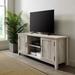 "58"" Modern Farmhouse TV Stand in White Oak - Walker Edison W58CS2DWO"