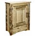 Loon Peak® Tustin 1 Door Accent Cabinet Wood in Brown/Green | 31 H x 24 W x 13 D in | Wayfair 123B487929214434B3A160E7B230E7FC