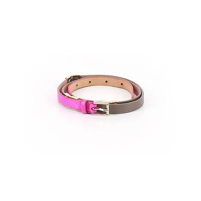 Belt: Pink Solid Accessories - W...