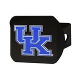 Kentucky Wildcats 3D Color Emblem on Black Hitch Cover