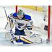 Jordan Binnington St. Louis Blues Unsigned 2019 Stanley Cup Final Game 2 Making Save vs. Boston Bruins Photograph