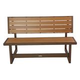 Lifetime Metal Convertible Outdoor Bench Metal in Brown | 18.8 H x 55.5 W x 48.5 D in | Wayfair 60054