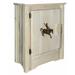 Loon Peak® Abella 1 Door Accent Cabinet Wood in Brown/Green | 31 H x 24 W x 13 D in | Wayfair DCB07F8D7AD04EFE9130EDEAA1BFF4D0